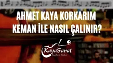 Ahmet Kaya Korkarım Keman İle Nasıl Çalınır?