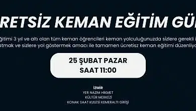 İzmir Ücretsiz Keman Eğitim Günü